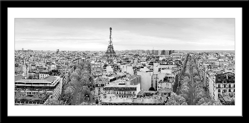 Wandtattoos: Skyline de París