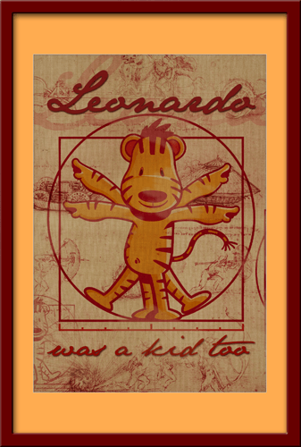 Kinderzimmer Wandtattoo: Da Vinci Kids