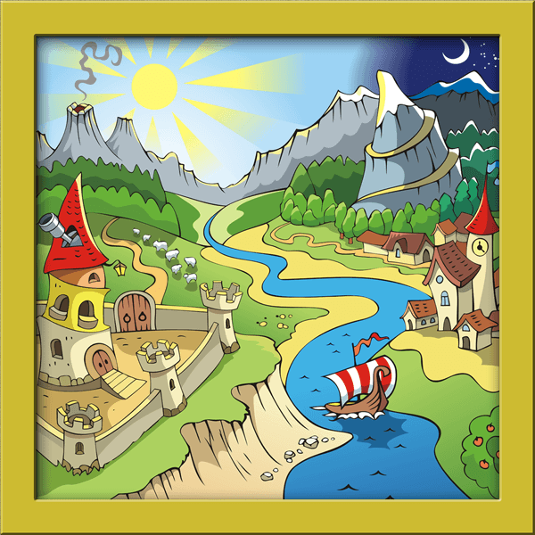 Kinderzimmer Wandtattoo: Stärke des Flusses