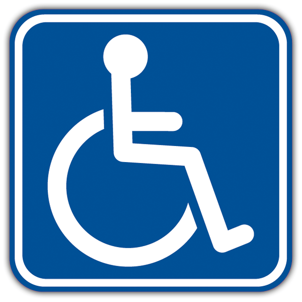 Aufkleber: Signalbehindert