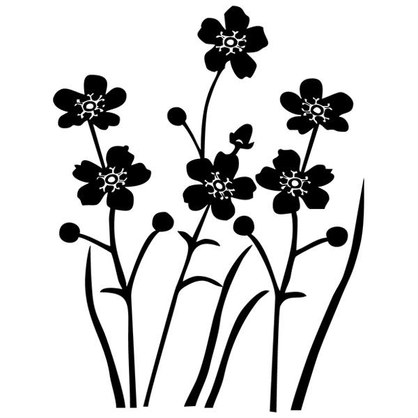 Wandtattoos: Acalia Blumen