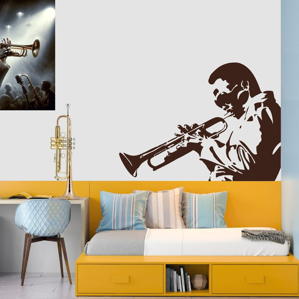 Wandtattoos: Miles Davis, Trompeter Jazz