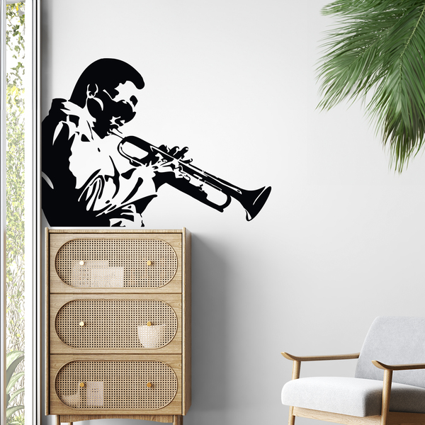 Wandtattoos: Miles Davis, Trompeter Jazz