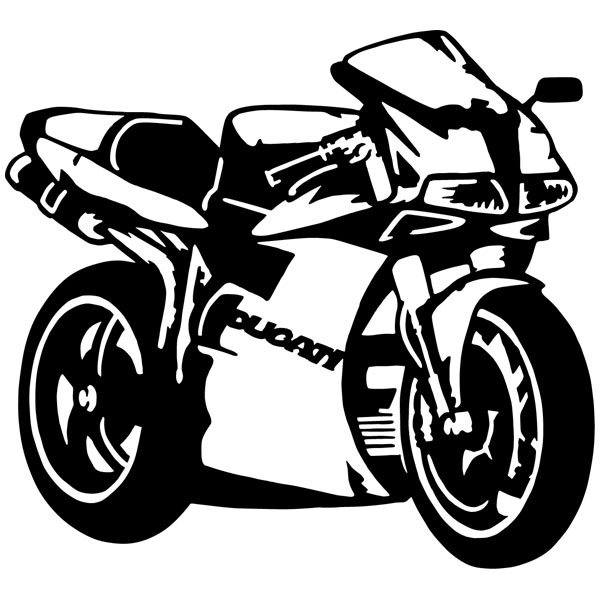 Wandtattoos: Moto Ducati