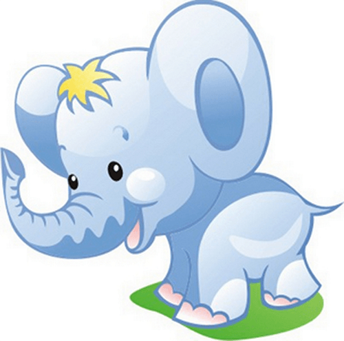Kinderzimmer Wandtattoo: Elefant
