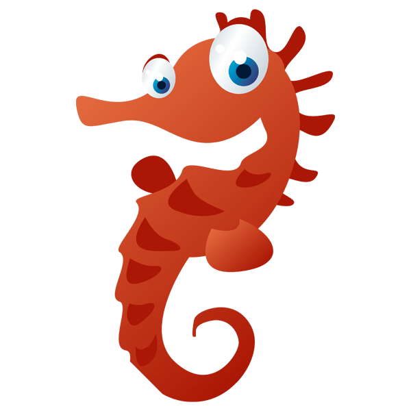 Kinderzimmer Wandtattoo: Seahorses