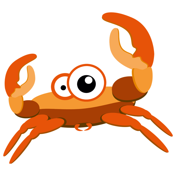 Kinderzimmer Wandtattoo: Crab