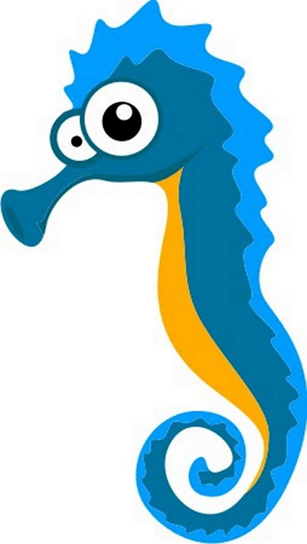Kinderzimmer Wandtattoo: Seahorses