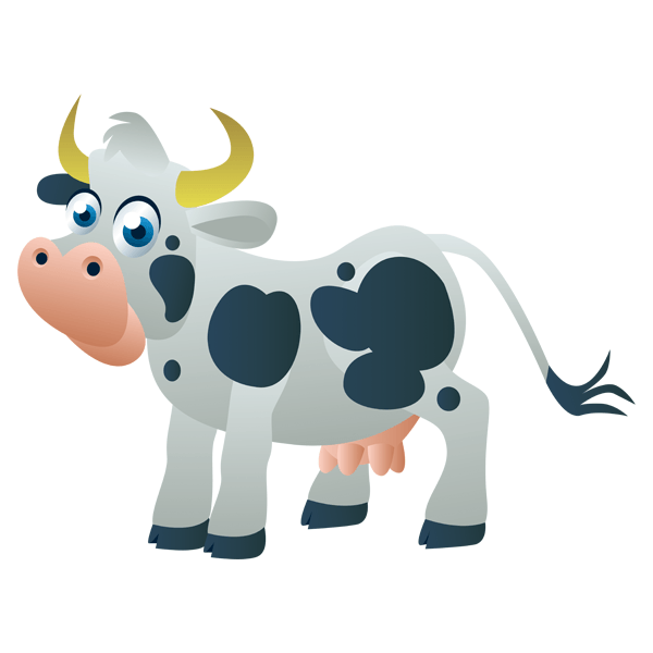 Kinderzimmer Wandtattoo: Cow