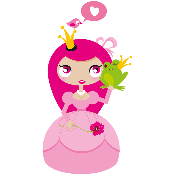Kinderzimmer Wandtattoo: Princess