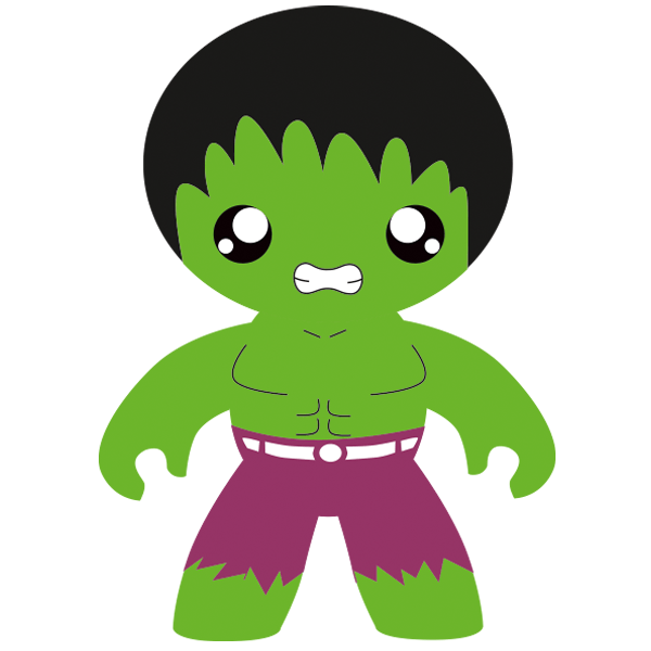 Kinderzimmer Wandtattoo: Hulk kind