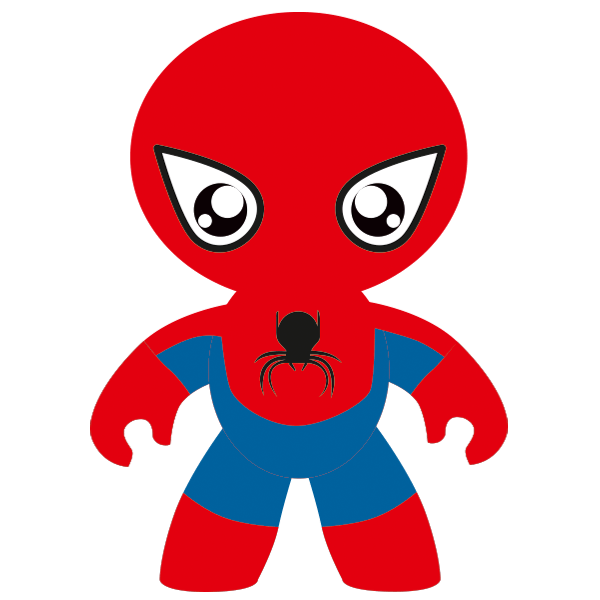 Kinderzimmer Wandtattoo: Tarantula Man