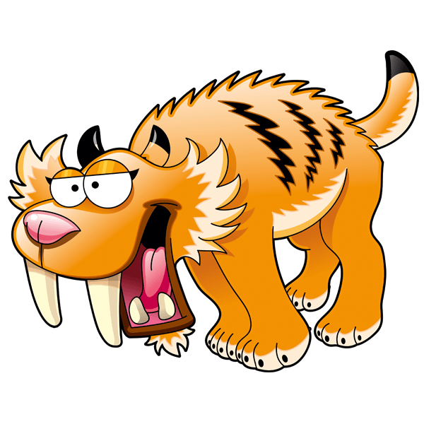 Kinderzimmer Wandtattoo: Dientes de Sable