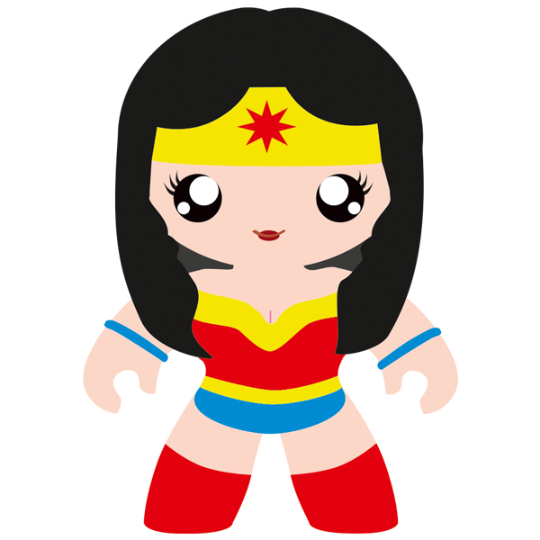 Kinderzimmer Wandtattoo: Super Heroine