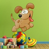 Kinderzimmer Wandtattoo: Verspielter Hundewelpe 5