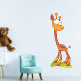 Kinderzimmer Wandtattoo: Glückliche Giraffe 4