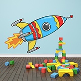 Kinderzimmer Wandtattoo: Raketenstart 4