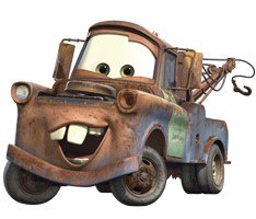 Kinderzimmer Wandtattoo: Tow Mater, Cars 5