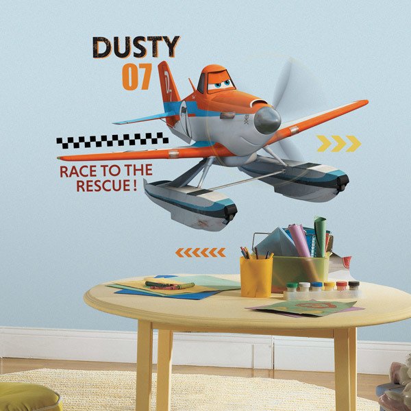 Kinderzimmer Wandtattoo: Dusty und das Rettungsteam, Planes