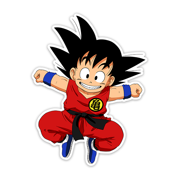 Kinderzimmer Wandtattoo: Dragon Ball Glückliches Goku