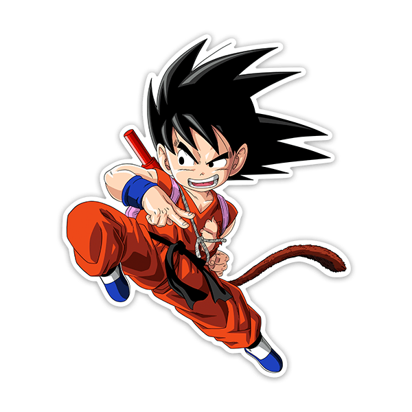 Aufkleber: Dragon Ball Goku-Knie