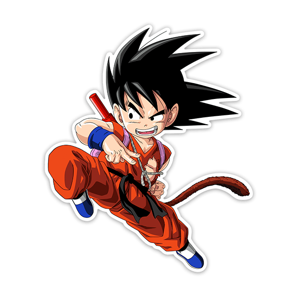 Kinderzimmer Wandtattoo: Dragon Ball Goku-Knie