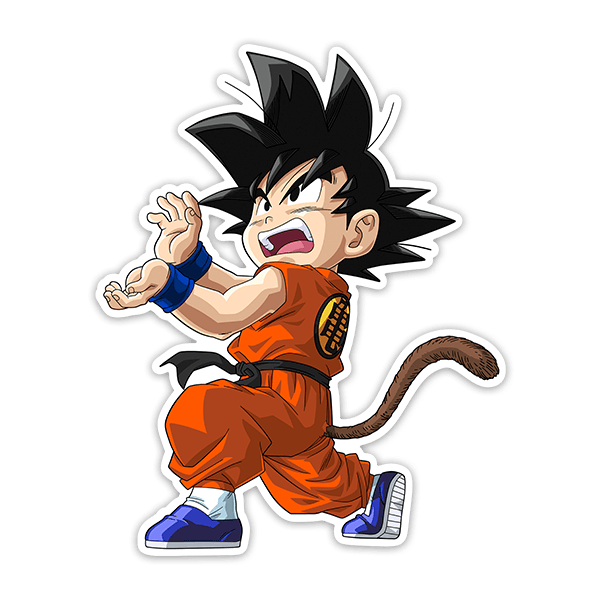 Aufkleber: Dragon Ball Goku Vitalwelle