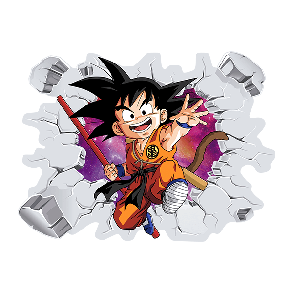 Kinderzimmer Wandtattoo: Dragon Ball Son Goku Kind