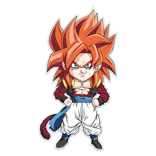 Kinderzimmer Wandtattoo: Dragon Ball Supersaiyan Gogeta Zeichentrickfilm 4