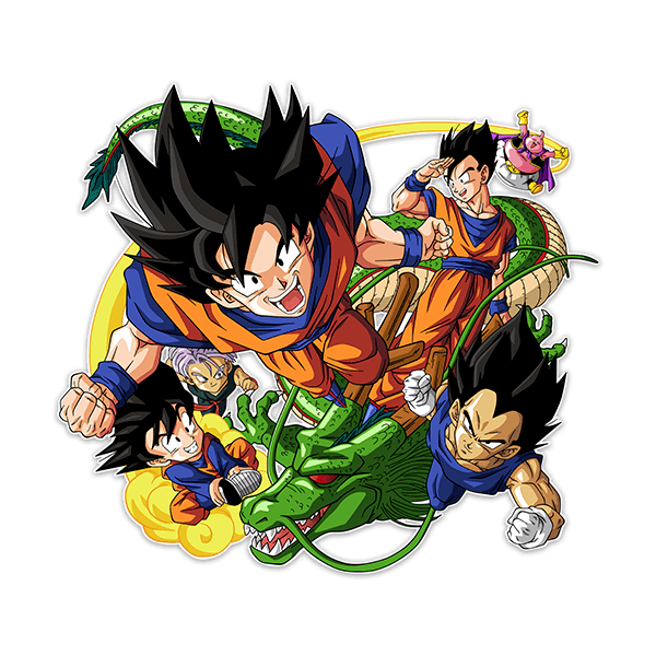 Kinderzimmer Wandtattoo: Dragon Ball Zeichen