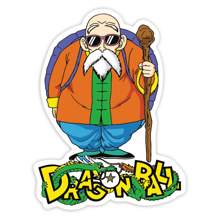 Aufkleber: Meister Roshi