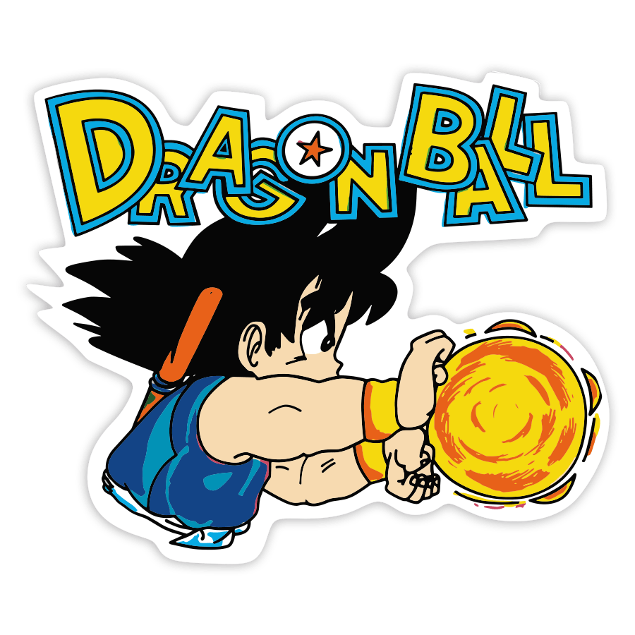 Aufkleber: Son-Goku (Kind) Kamehameha