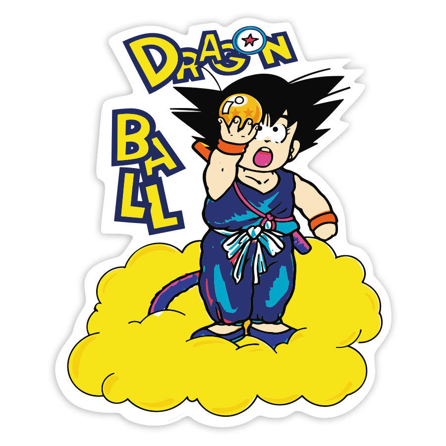 Aufkleber: Son-Goku (Kind) Dragonball