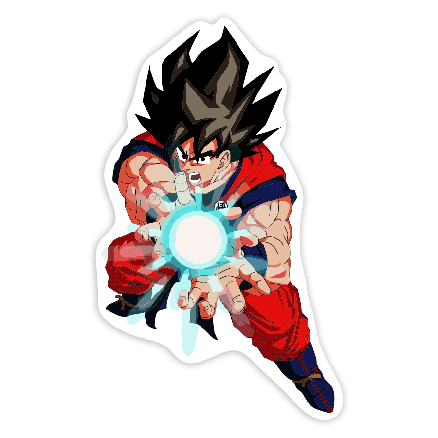Aufkleber: Son-Goku Kamehameha