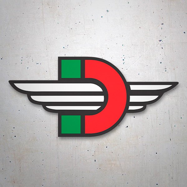 Aufkleber: Ducati-Schild