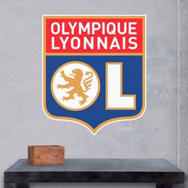 Wandtattoos: Wappen von Olympique Lyonnais