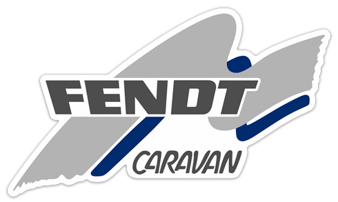 Aufkleber: Fendt Caravan blau
