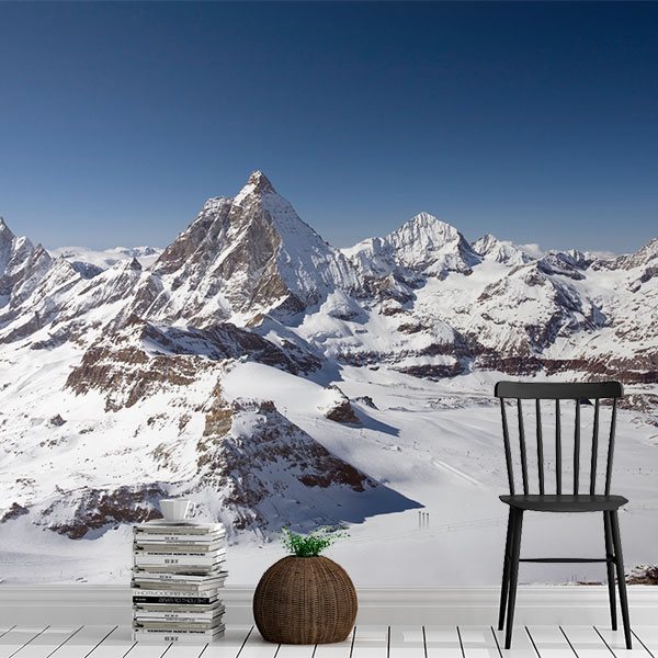 Fototapeten: Klein Matterhorn Gipfel 0