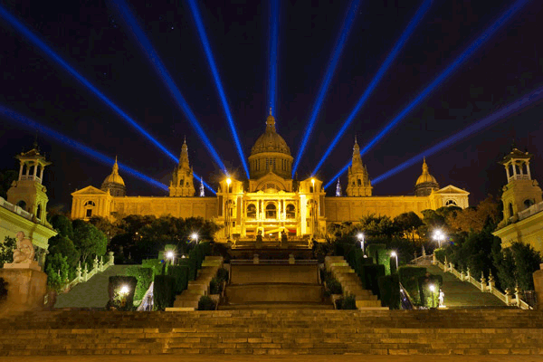 Fototapeten: Museum in Barcelona