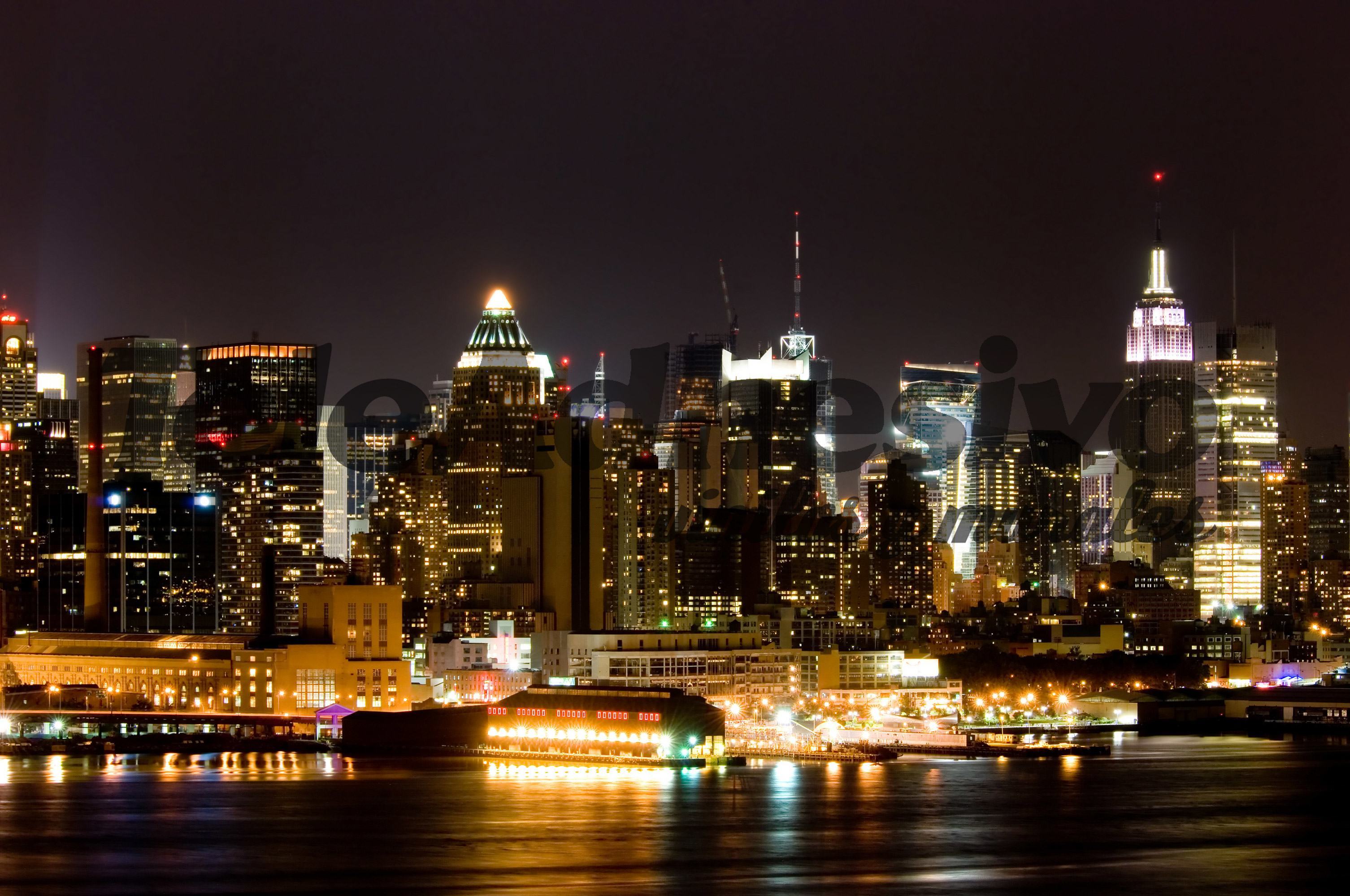 Fototapeten: New York Nacht