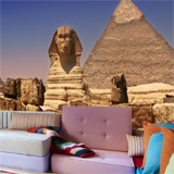 Fototapeten: Sphinx und Pyramiden von Gizeh 3