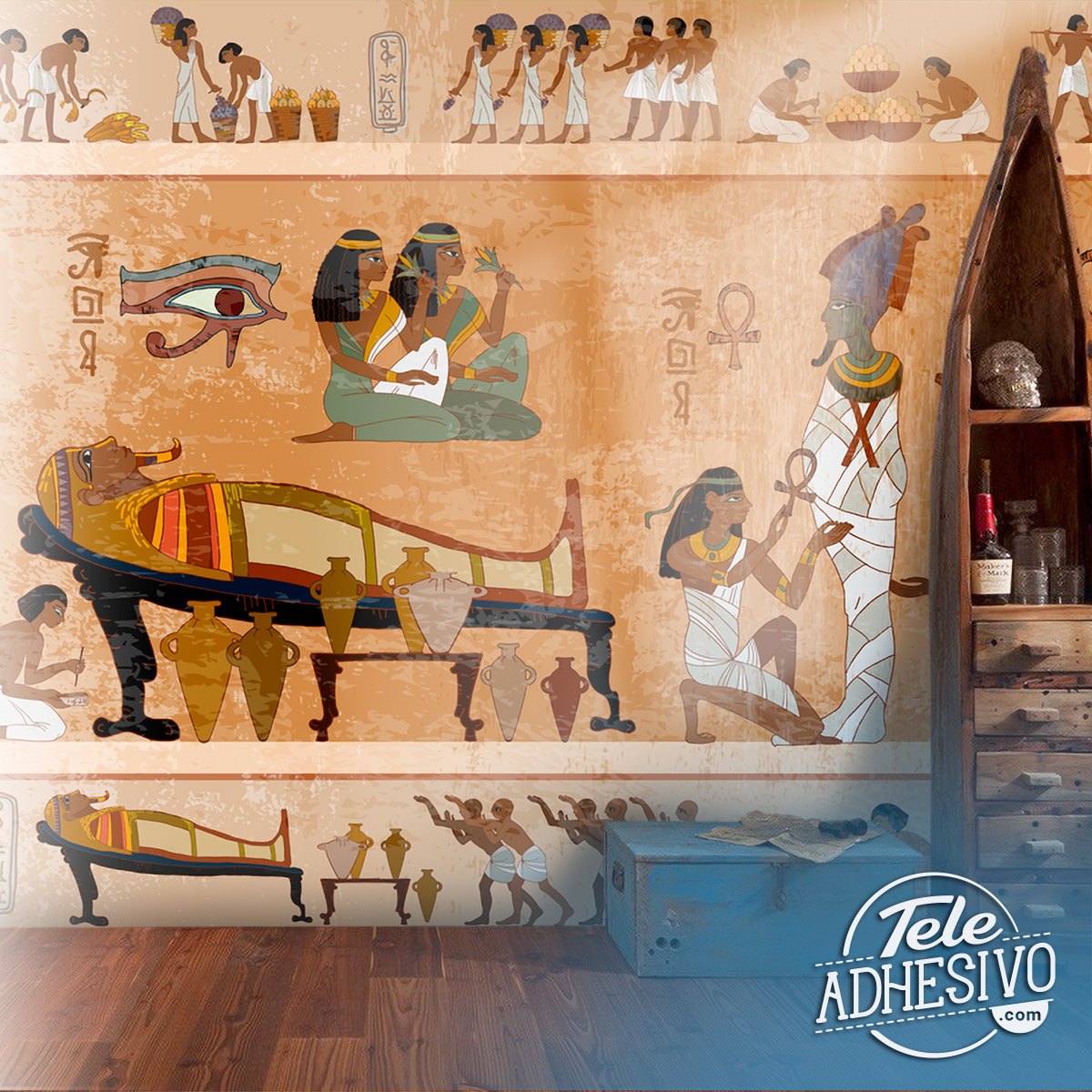 Fototapeten: Altägyptische Gemälde