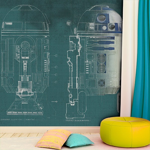 Fototapeten: Pläne von R2 D2 0