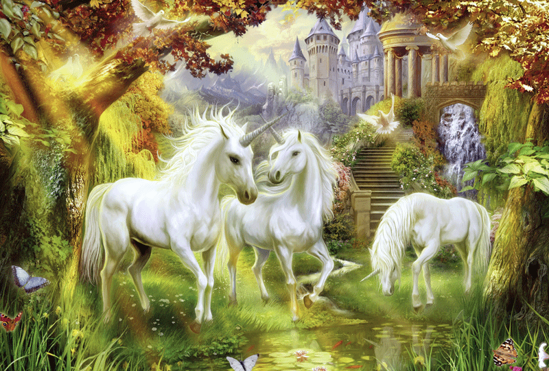 Fototapeten: Unicorns