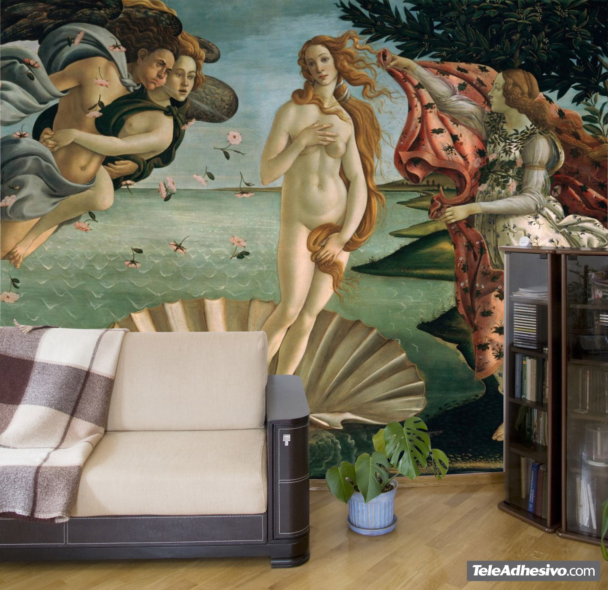 Fototapeten: Geburt der Venus, Botticelli