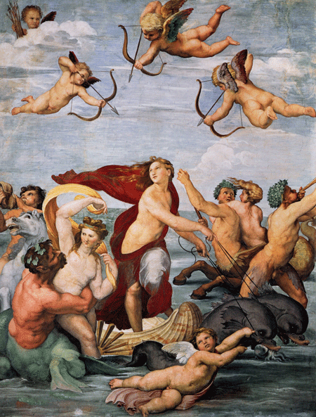 Fototapeten: Triumph der Galatea2_Raphael