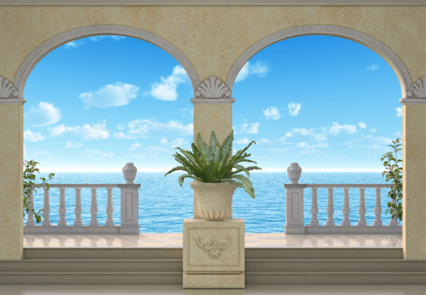 Fototapeten: Maritime Hintergrund Porches