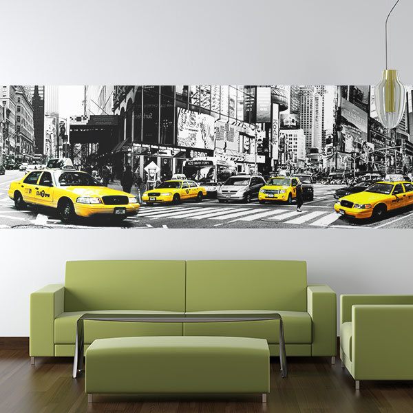 Fototapeten: Taxis in New York 0