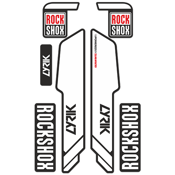 Aufkleber: Rock Shox Liric Fahrradgabeln