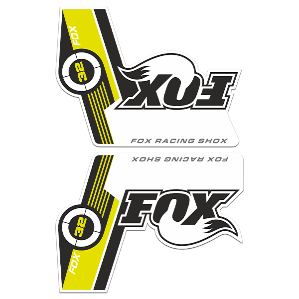 Aufkleber: Fox Racing Shox Fahrradgabel Kit